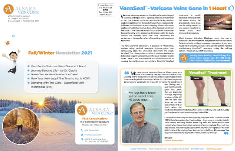 Alsara Vein Clinic Fall/Winter Newsletter 2021