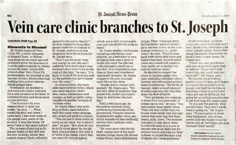 St. Joseph News-Press: "Vein Deep"