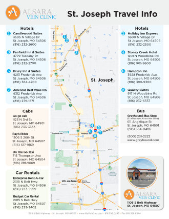 St Joseph Travel Info